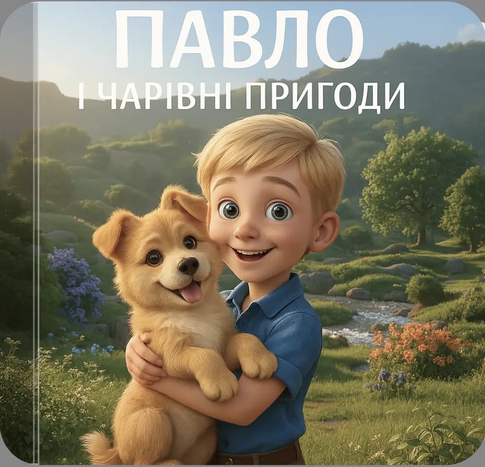Розворот персоналізованої книги Lavuri Books